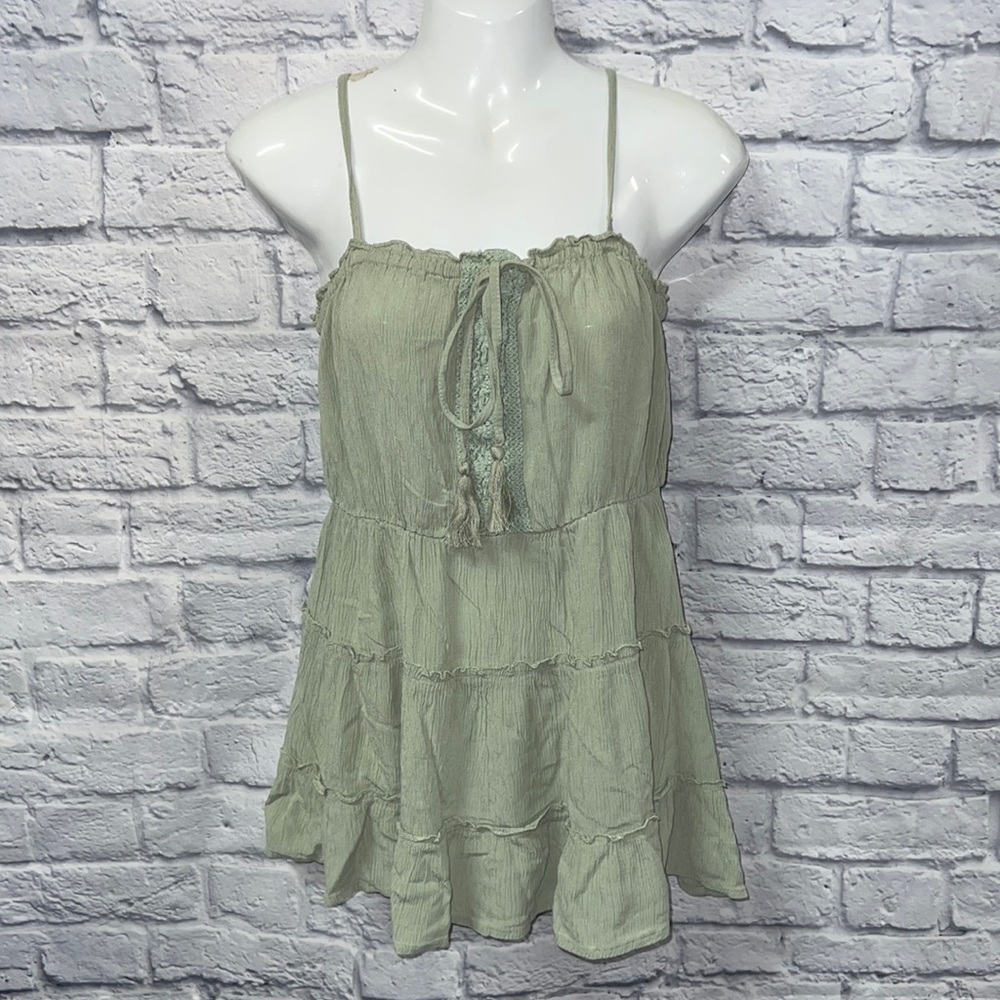 Kiwi + punch green mini dress size M